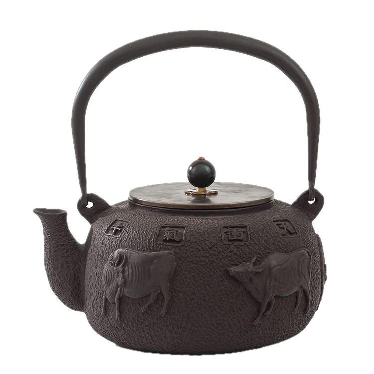 Tang Dynasty Oxen Teapot - 1.2L Pastoral Masterpiece